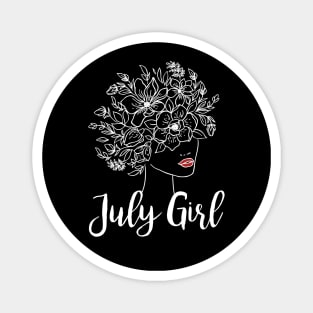 July Girl Magnet